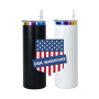 RTS USA Warehouse 25pcs/ctn Stocked Rainbow Coated 20oz Stainless Steel Tumbler Vacuum Insulated 20oz Straight Tumbler for Laser
