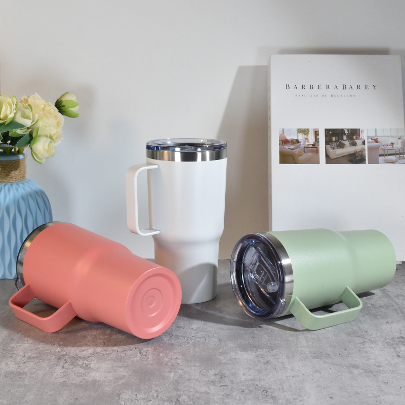 Custom logo 20oz Multi-colored Metal Hot Cold Drink Beer Cup Stainless Steel Vacuum Insulated Tumbler Coffee Travel Mug
