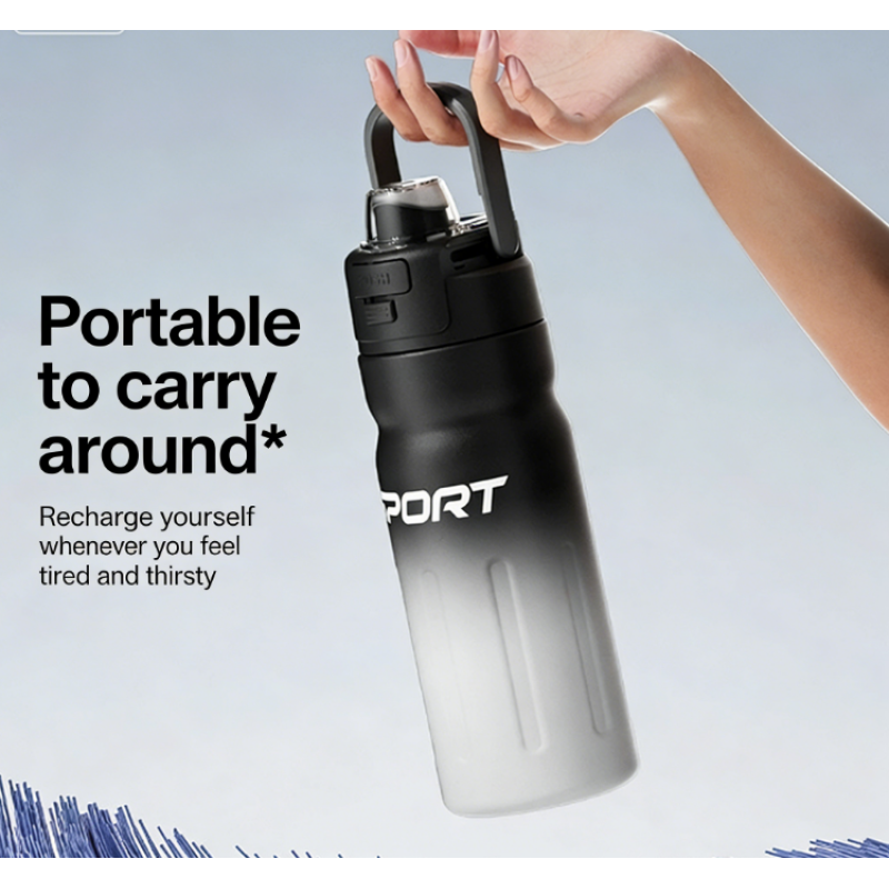 316 Stainless Steel Insulated Cup Outdoor Sports Heat and Cold Preservation Water Bottle Student Portable  Mug