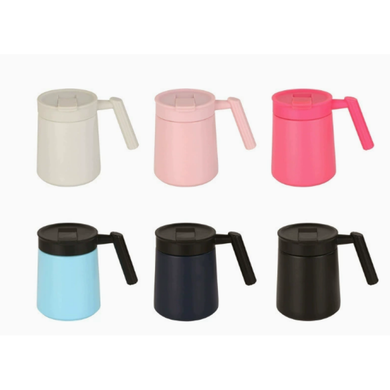 316 Stainless Steel Insulated Cup Office Simple Handle Coffee Mug New Direct-drinking Bottle