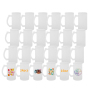 Free Shipping USA Warehouse 24pcs/ctn 16oz Sublimation Frosted Beer Mug with Handle Glass Frosted 16oz Beer Mug