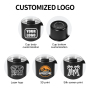Custom Tumbler Colorful Lid 18oz Powder Coated Double Wall Vacuum Insulated Stainless Steel Water Bottle Travel Mug
