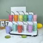 3oz Mini Tumbler Shot Glass With Straw and Lid, Set of 6 Mixed Colors Stainless Steel Mini Shot Glass Tumblers 6pcs/pack