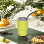RTS 108pcs/ctn USA Warehouse Stocked Mini 3oz Shotglass Tumbler Cup Shot Stainless Steel Beer Mug with Metal Straw 12 Colors Mix
