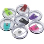 Safety Eco-friendly Bottle Tumbler Mug Lids Plastic Caps with a  Hole for Straw for 30oz 20oz Regular Tumbler