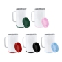 China RTS 14oz Sublimation Coffee Mug W/ Storage Bottom Car Cup Insulation Stainless Steel Tumbler for Heat Press Printing
