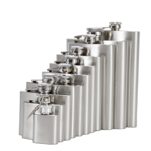 Wholesale Portable Multiple Capacities Stainless Steel Hip Flask Customized  Pocket Liquor Whiskey Bottle for Men