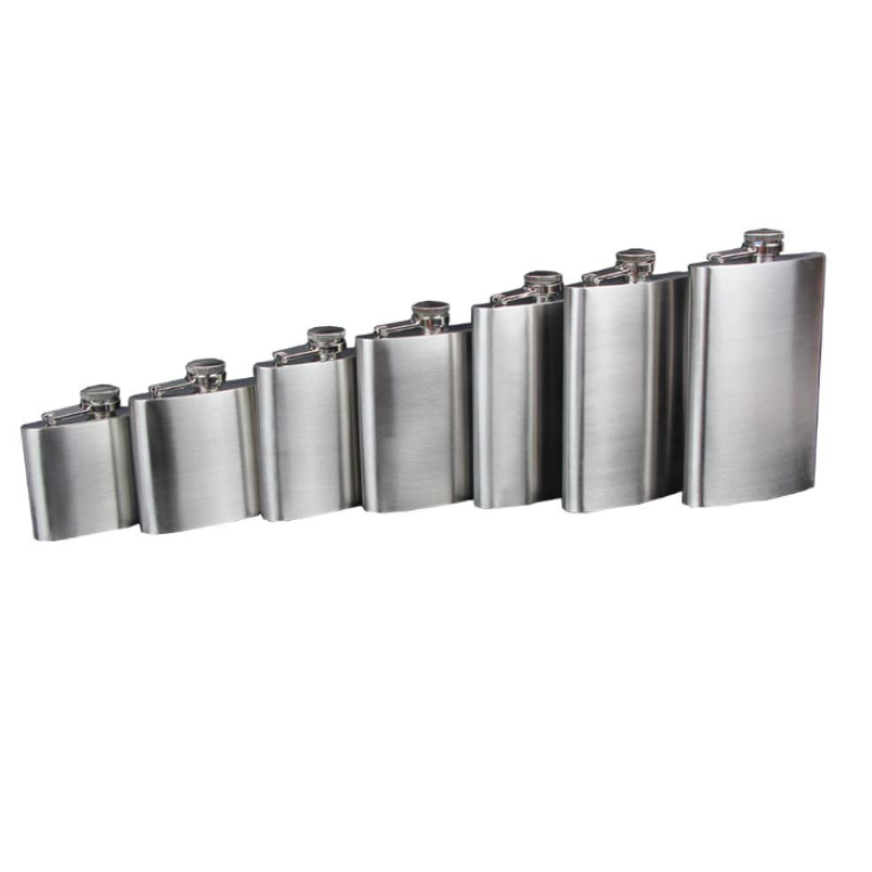 Wholesale Portable Multiple Capacities Stainless Steel Hip Flask Customized  Pocket Liquor Whiskey Bottle for Men