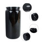 Factory Beer Can Shaped Drinkware 16oz Candy Colored Disposable Sublimation Glass Can Cups with PP Lids