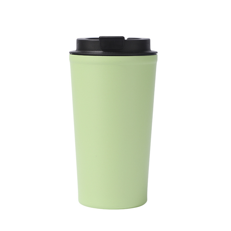 Custom Logo New 304 Stainless Steel Coffee Cup Large Capacity Thermal Cup Office Men and Women Car Portable Cup