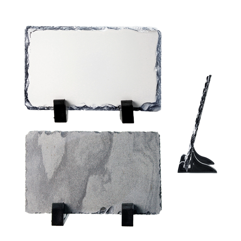 Sublimation Slate Blanks US Warehouse Plaque Diy Picture Photo Rock Stone Slates Crafts 15*20cm Sublimation Photo 28pcs/ctn