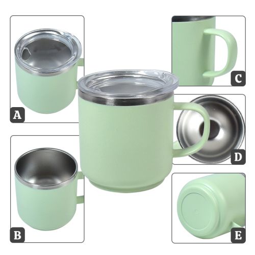 Wholesale Stainless Steel Stackable Tumbler Stainless Steel Pint Cup 5oz Plastic+Inner Stainless Steel Espresso Coffee Mug