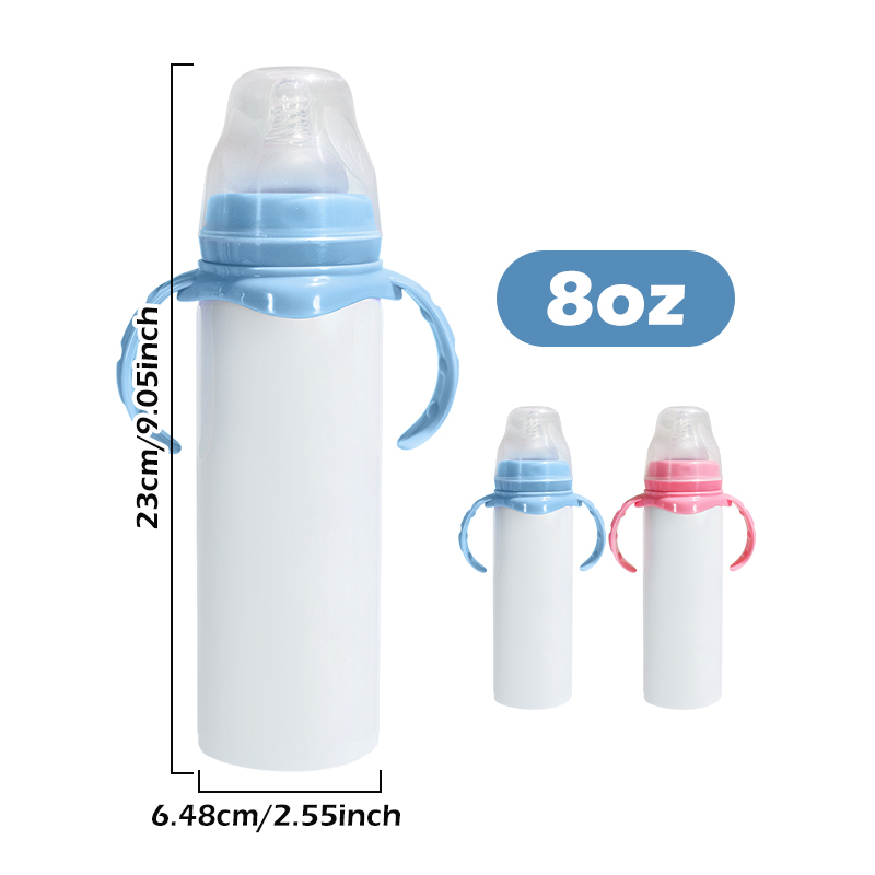 BPA Free Sublimation Vacuum Double Wall Stainless Steel Milk Baby Bottle