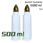 RTS US 25PCS/CTN 500ml Sublimation Blanks Bullet Tumbler With Gold Lid 500ml Stainless Steel Vacuum Insulated