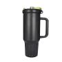 Custom Logo 40oz Tumbler Stainless Steel 304 Vacuum Double Walled Travel Mug Powder Coated Tumbler with Handle Keychain Lid