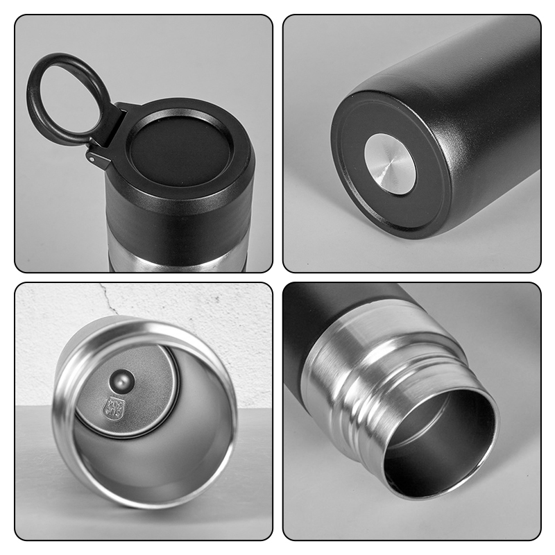 Custom LOGO 500ml Outdoor Portable Vacuum Sports Water Bottle Stainless Steel Insulated 17oz Coffee Tumbler