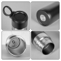 Custom LOGO 500ml Outdoor Portable Vacuum Sports Water Bottle Stainless Steel Insulated 17oz Coffee Tumbler