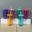 20oz colored with handle