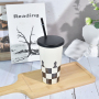 Custom logo Powder Coated 450ml Regular Stainless Steel Tumbler Powder Coated Double Wall Coffee Travel Car Mugs Tumblers
