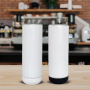RTS US 20oz Stainless Steel Tumbler Small Pack Black White Wireless Speaker Tumbler 25pcs Blank for Sublimation Printing