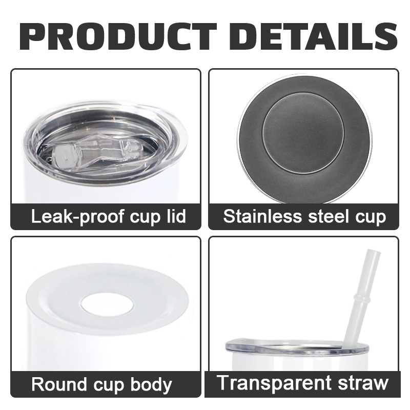 RTS US Stocked 50pcs/ctn Flat Edge 15oz Sublimation Tumbler Double Wall Stainless Steel Cup Straight Kids Bottle Clear Lid