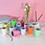 In Stocked 12 Colored 3oz Mini Travel Shot Cups Sublimation Shot Glasses Tumblers Cocktail Wine Vacuum Insulated Cup