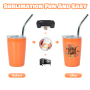 In Stocked 12 Colored 3oz Mini Travel Shot Cups Sublimation Shot Glasses Tumblers Cocktail Wine Vacuum Insulated Cup