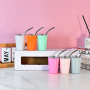 In Stocked 12 Colored 3oz Mini Travel Shot Cups Sublimation Shot Glasses Tumblers Cocktail Wine Vacuum Insulated Cup
