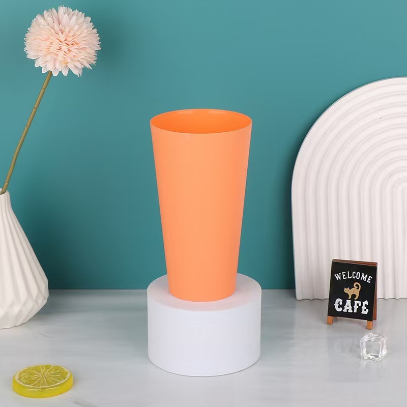 2025 New Arrival Colorful Plastic Cups Unbreakable Reusable Drinking Cup for Bulk Order