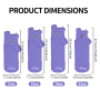12oz 16oz 18oz 32oz Stainless Steel Drinking Bottle Insulated Water Bottle with 2 in 1 Drinking Sports Lid and Silicone Bottom