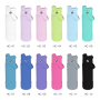 12oz 16oz 18oz 32oz Stainless Steel Drinking Bottle Insulated Water Bottle with 2 in 1 Drinking Sports Lid and Silicone Bottom