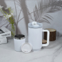 Sublimation Stainless Steel Insulate 40oz 2 in 1 Cup Tumbler Detachable Snack Ice Storage Compartment Coffee Mugs Water Bottle