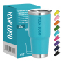 Custom Logo 30oz Powder Coated Travel Tumbler Double Walled Vacuum Insulated Stainless Steel 30 oz Coffee Mug Cup With Lid