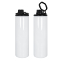 US Hot Sale Custom Sublimation Blank 20oz Straight Water Bottles Sports with Two Lids Handle Lids for Hiking Camping 30pcs/ctn