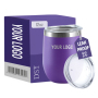 Tumbler Double Walled 12oz Wine Tumbler Metal Stainless Steel Water Bottle Kids Tumbler Cups Coffe Mug