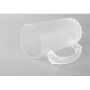 Frosted Glass Mug Sublimation Blanks 16oz Transparent Clear Beer Glass Mug with Handle Custom Tumbler Cups in Bulk