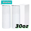 30oz sublimation tumbler with plastic straw
