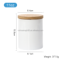 Custom LOGO in Bulk  11oz White Blank Sublimation Ceramic Tealight Candle Holder Christmas Decoration Candle Jar