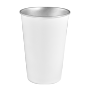 RTS White Custom Logo 450ml Single Wall Stainless Steel Spray Painting Beer Mugs Portable Coffee Drinking Cups
