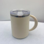 Wholesale 460ml Stainless Steel Mug SS304 Inner Plastic Outside Office Cup Double Wall Car Travel Tumbler with Handle Slide Lid