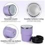 6oz Powder Coated Colors Coffee Mugs Mini Travel Cups Inside with Enamel Coating for Laser Printing