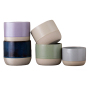 Custom Logo 100ml 180ml 230ml Ceramic Coffee Mug Colorful Smooth Afternoon Tea Cup Set Mini Straight Milk Cup for Wholesale
