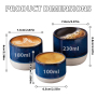 Custom Logo 100ml 180ml 230ml Ceramic Coffee Mug Colorful Smooth Afternoon Tea Cup Set Mini Straight Milk Cup for Wholesale