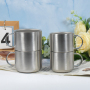 Custom Coffee Mug Insulated 3.5oz 5oz Tumbler Mini Coffee Insulated Coffee Mugs Custom with Handles Coffee Tumbler with logo