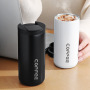 Wholesale Custom Logo 400ml 500ml Double Wall Stainless Steel Vacuum Water Bottle Travel Coffee Mug Cute Gift