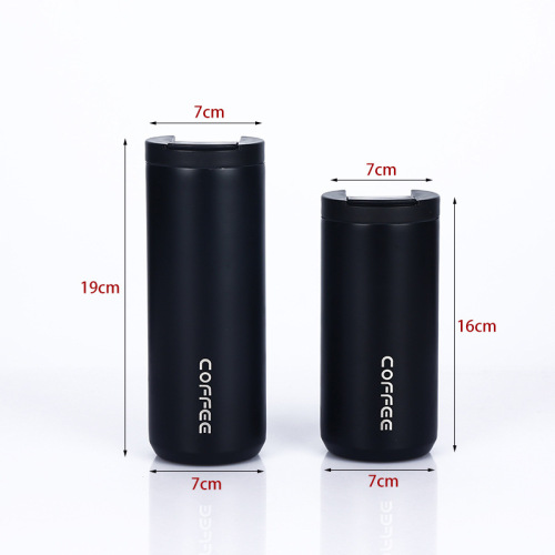 Wholesale Custom Logo 400ml 500ml Double Wall Stainless Steel Vacuum Water Bottle Travel Coffee Mug Cute Gift