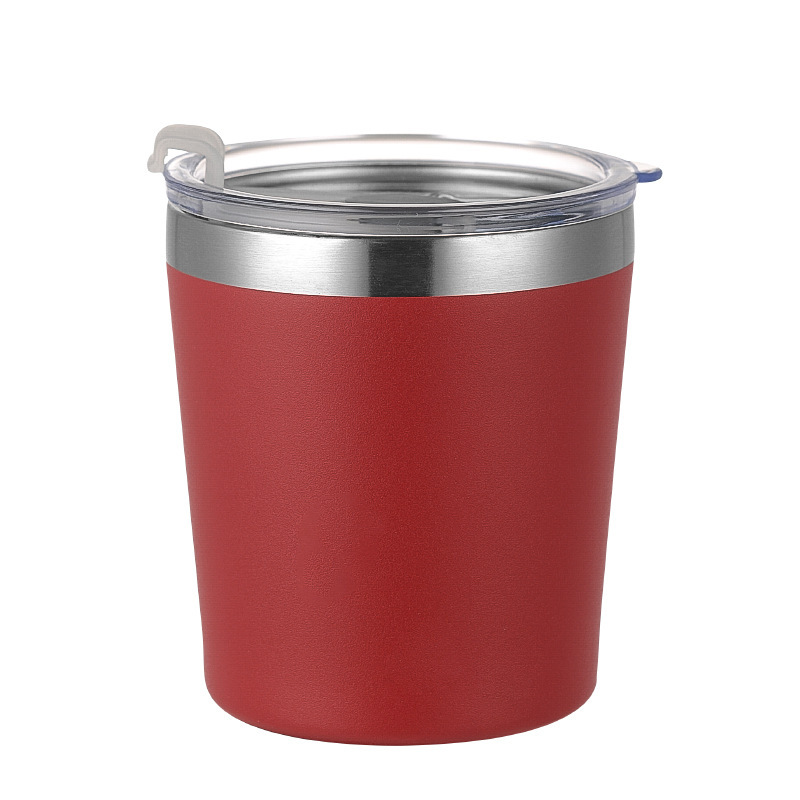 Wholesale Custom 8oz Stainless Steel Mug 304  Insulated Cup Powder Outdoor Portable Car Office Coffee Cup for Laser Engravings
