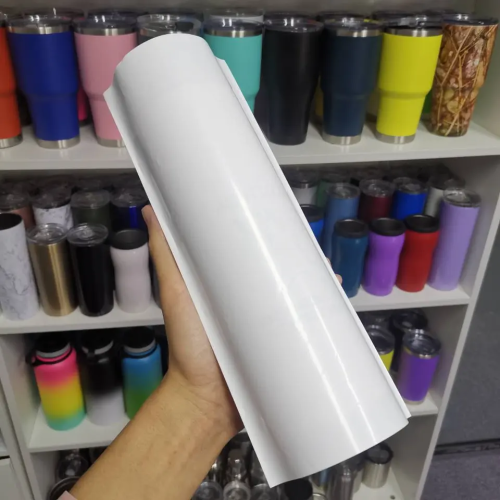 USA Warehouse Sublimation Shrink Wrap Sleeve Straight Tapered  Tumbler Mug Shrink Film Sublimation Shrink Wrap