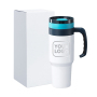 Custom 40oz Removable Handle Lids Sublimation Tumbler 32oz 40oz Insualed Double Wall Stainless Steel Travel Car Mug