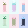 Custom logo 316L Stainless Steel Sports Water Bottle 350ml Wide Mouth Portable Handheld Contrast Color Insulated Water Bottle